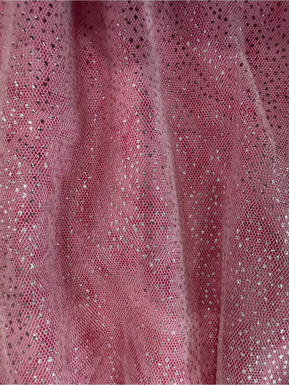 Wicked Glinda Pink Sparkle Ruffle Princess Long Nightgown Costume Dress-Up 6
